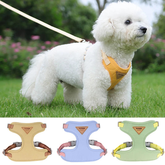 Newest Puppy Dog Harness and Leash Set for Small Dogs Adjustable Pet Harnesses Chihuahua Poodle Bichon Cat mascotas Accessories