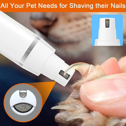 Pet Shaving Care Set Cordless Dog Grooming Shears Low Noise Pet Grooming Set with Ceramic Blades Electric Dog Clippers for Cat