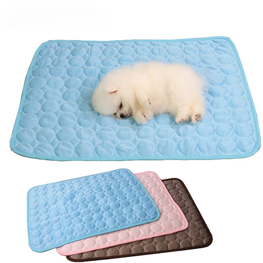 Dog Cooling Mat Summer Pad Pet Mat Bed for Dogs Cat Blanket Sofa Breathable Summer Washable Pet Supplies Accessories