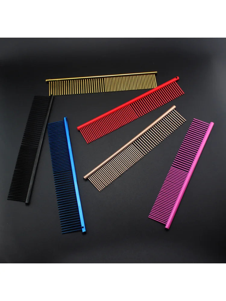 Stainless Steel Pet Comb Optional Professional Dog Cat Grooming Comb Puppy Hair Trimmer Brush Beauty Combs Styling Tools