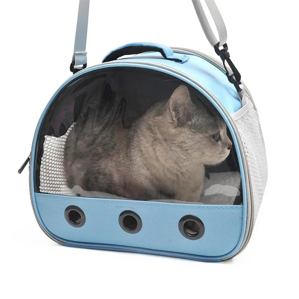 Window Transparent Outdoor Portable Pet Carrier Bag Breathable Travel Bag For Rabbit Hamster Chinchilla Hedgehog Pet Supplies