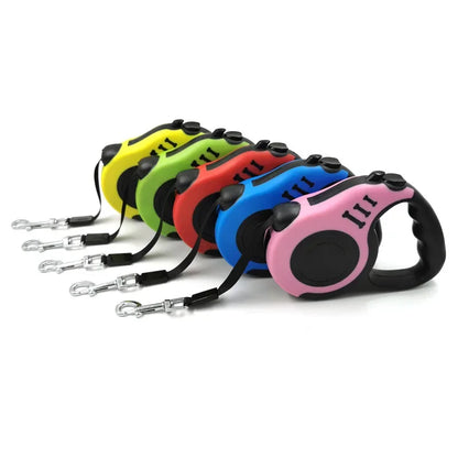 3/5M Retractable Leashes Automatic Flexible Dog Leash Pet Dogs Cat Traction Rope Leashes Tool for Small Medium Dogs Cats