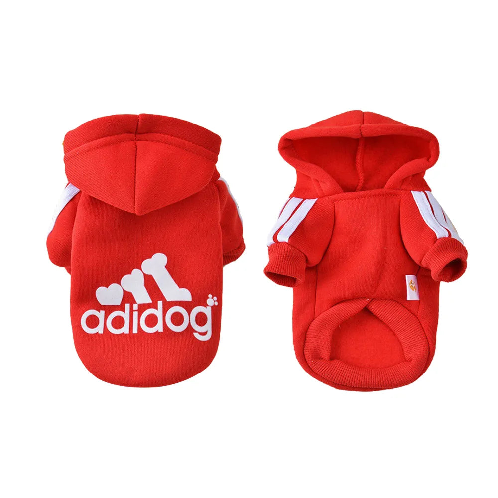 Adidog Dog Clothes Autumn And Winter New Pet Clothes Small Medium Clothes Luxury Puppy Chihuahua Pet Warm Four-Legged Sweater