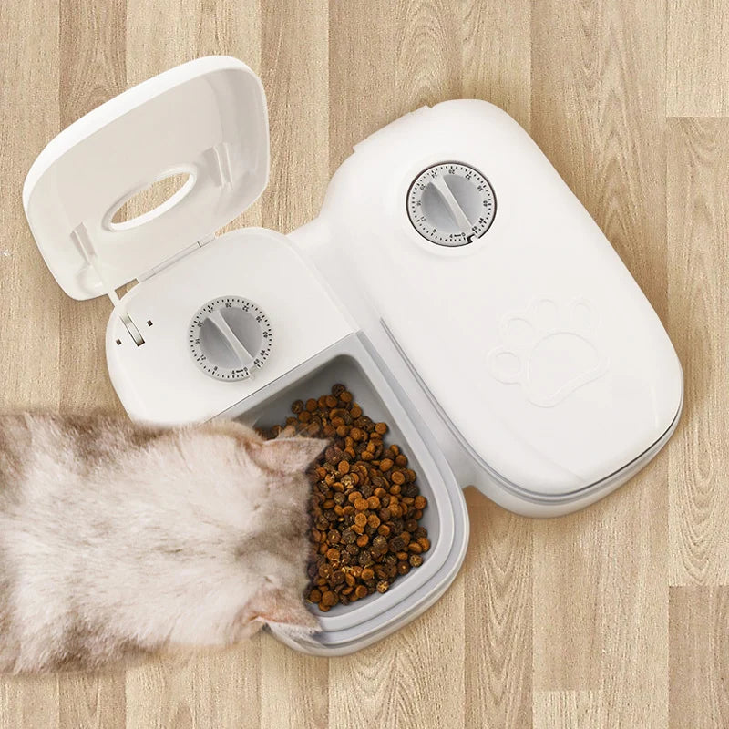 Pet Automatic Timing Feeder Detachable Auto Dog Dry Food Dispenser Smart Pet Food Feeder Timed for Cats Dogs