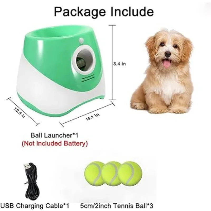 Automatic Dog Ball Launcher Interactive Pet Toy for Training and Exercise Flying Ball Resistant Accessories Toys Dog Treats Gift