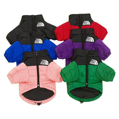 French Bulldog Puppy Windproof Jacket Small Medium Dog Coat Chihuahua Pet Outfits Warm Large Winter Pet Dog Clothes