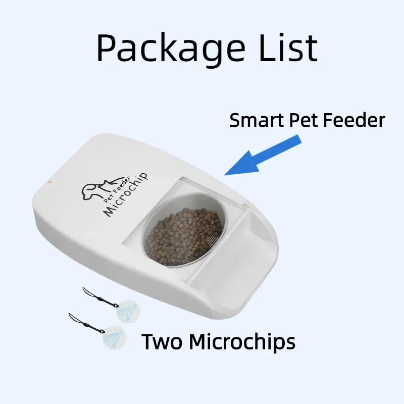 RFID Smart Cat Feeders With Bowl 1L Time setting Microchip Pet Feeder With Tag RFID Prevent Food Stealing in Multi Pets Home