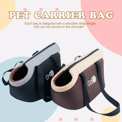 Pet Carriers Foldable Travel Shoulder Carrying Bag For Kitten Puppy Handbag Breathable Portable Outdoor Accessories Pet Supplies