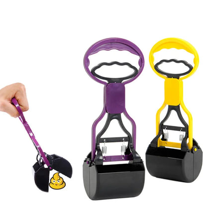 Pet Pooper Scooper Dogs Shit Clip Long Handle Jaw Poop Scoop Outdoor Animal Clean Tools Feces Cleaner Picker Excrement Collector