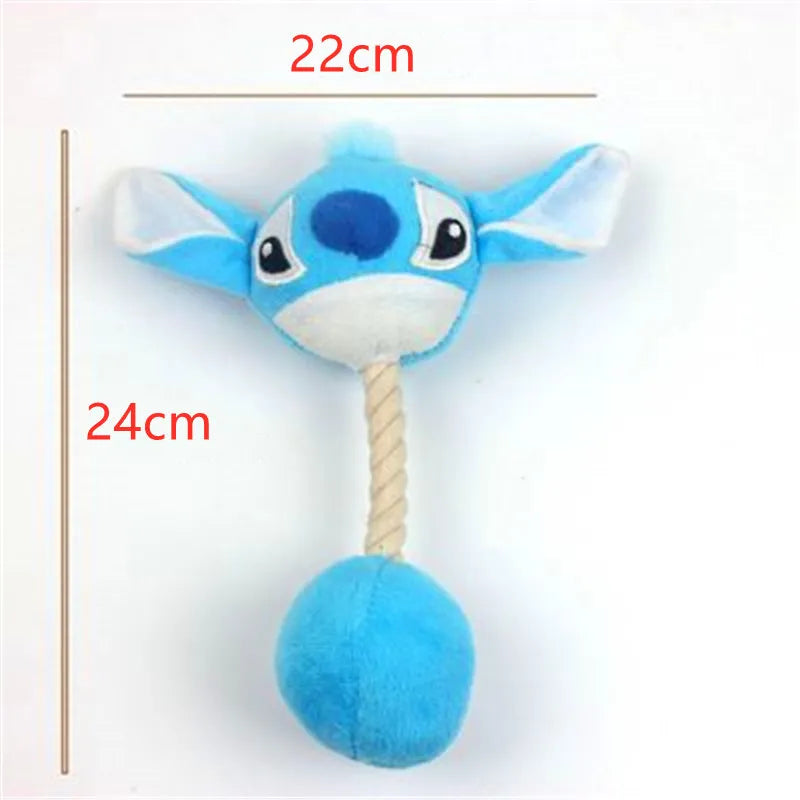 Dog Squeak Sounding Plush Toy Dog Molar-tooth Soothing Training Toy Puppy Cat Toys Interact Training Supplies Pet Toys