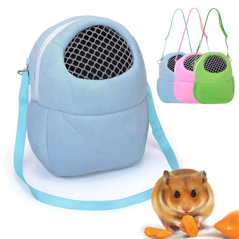 Portable Small Animals Carrier Warm Sleeping Breathable Travel Hanging Bag Pets Rat Hamster Hedgehog Chinchilla Ferret Product